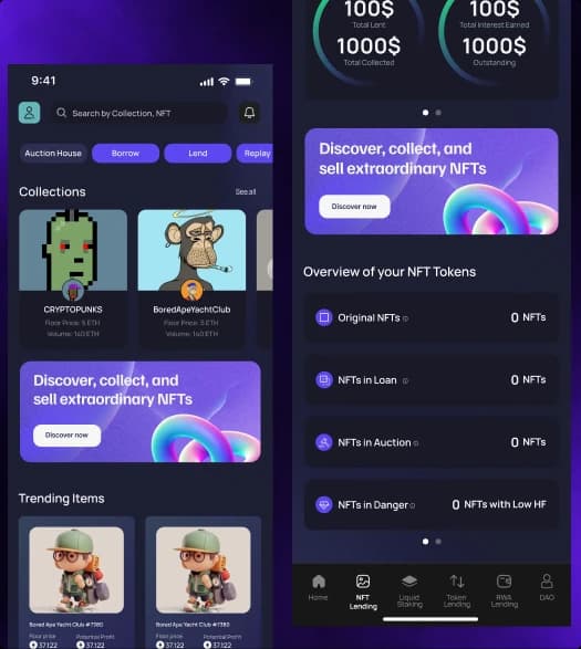 MultichainZ mobile design